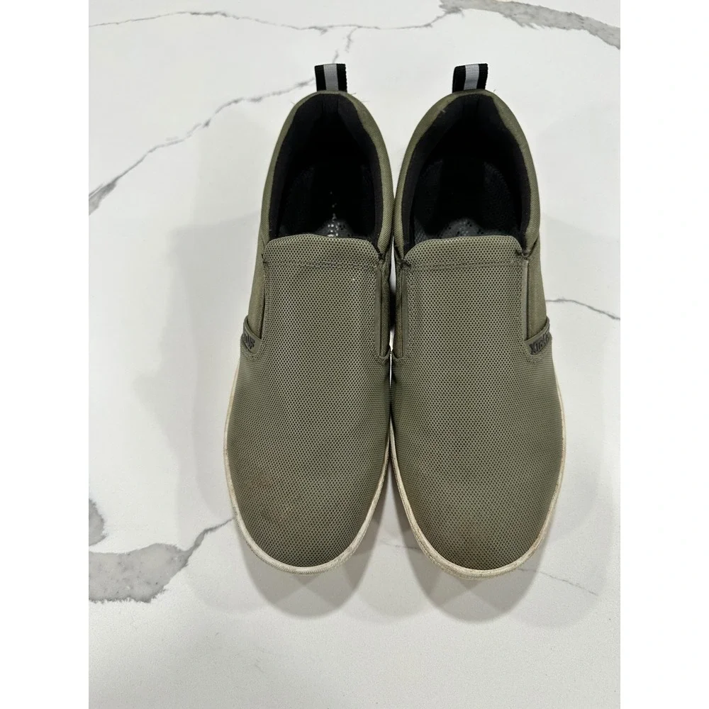 XTRATUF Sharkbyte Men 11 Olive Green Slip On Deck Shoes Fishing Sneaker